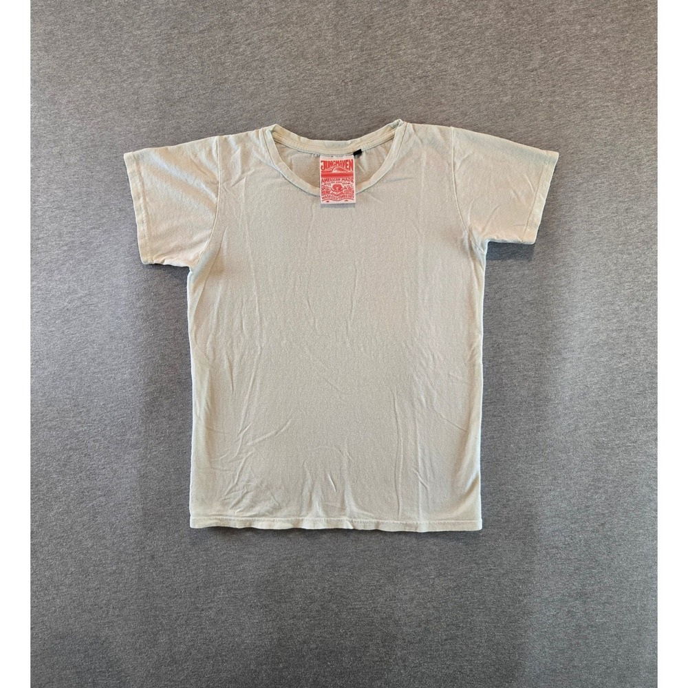 Jungmaven Hemp Blend Tee Women XS Cream Short Sleeve Organic Cotton Basic USA